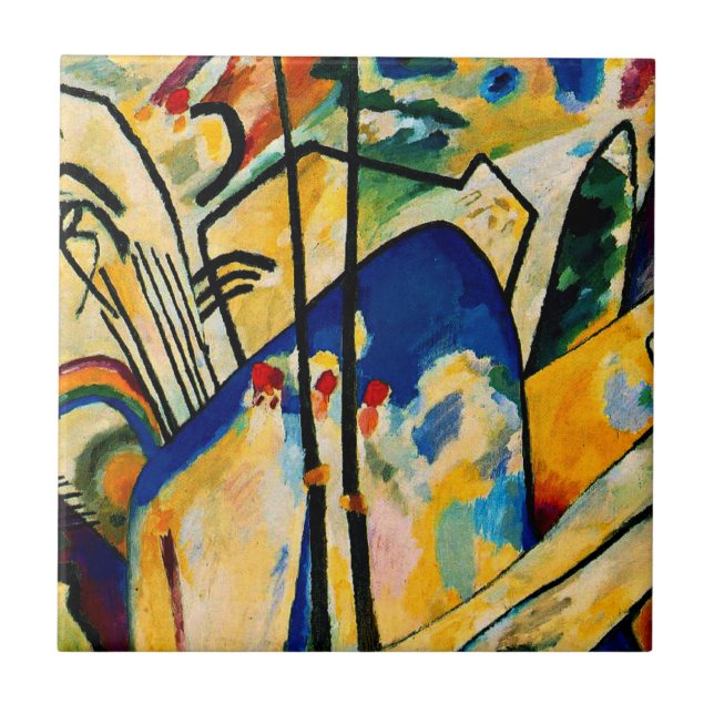 Kandinsky - Composition IV Tile (Front)