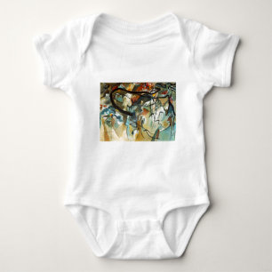 Kandinsky Composition V Abstract Painting Baby Bodysuit