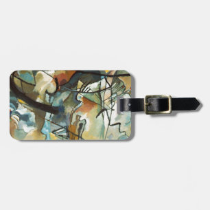 Kandinsky Composition V Abstract Painting Luggage Tag