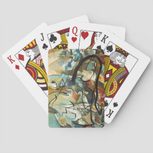 Kandinsky Composition V Abstract Painting Playing Cards