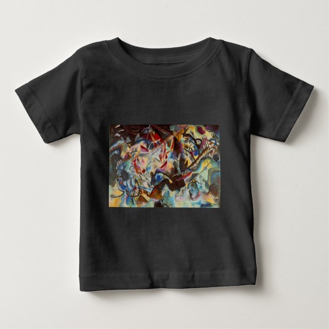 Kandinsky Composition VI Abstract Painting Baby T-Shirt (Front)