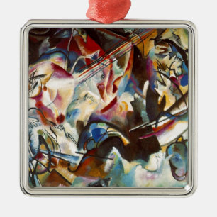 Kandinsky Composition VI Abstract Painting Metal Tree Decoration