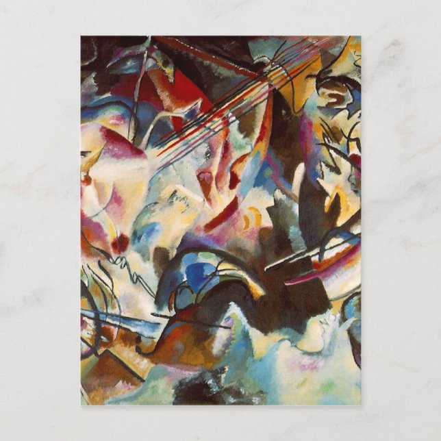 Kandinsky Composition VI Abstract Painting Postcard (Front)