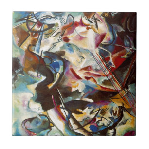 Kandinsky Composition VI Abstract Painting Tile