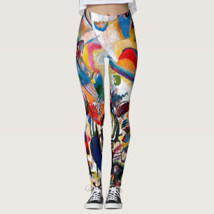 Kandinsky Composition VII Abstract Painting Leggings