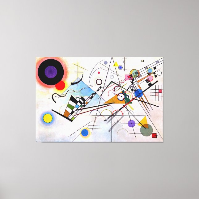 KANDINSKY - COMPOSITION VIII - 1923 - Bauhaus - Canvas Print (Front)