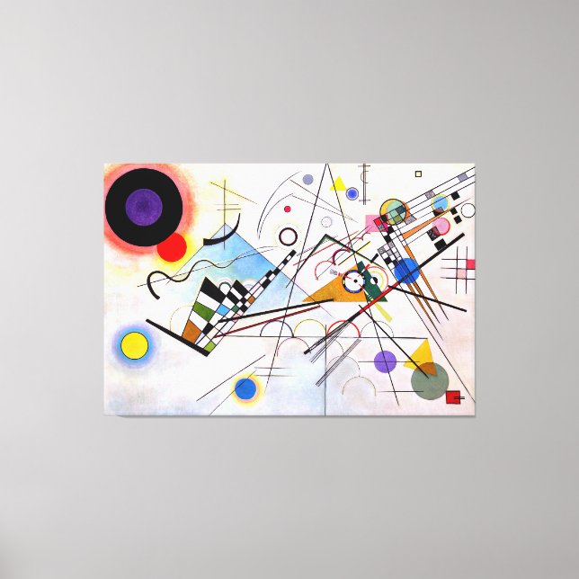 KANDINSKY - COMPOSITION VIII - 1923 - Bauhaus - Canvas Print (Front)