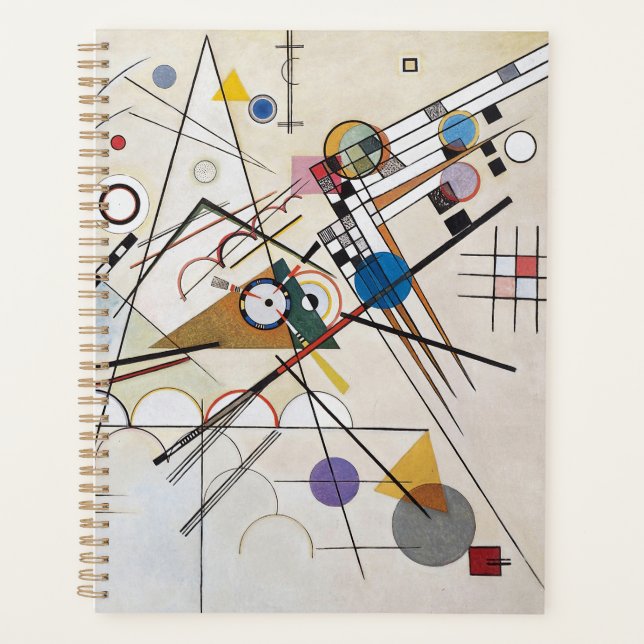 Kandinsky Composition VIII Abstract Art Planner (Front)