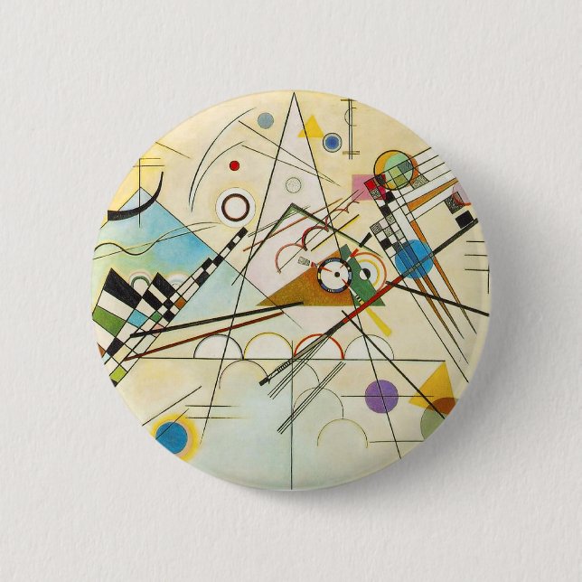 Kandinsky Composition VIII Button (Front)