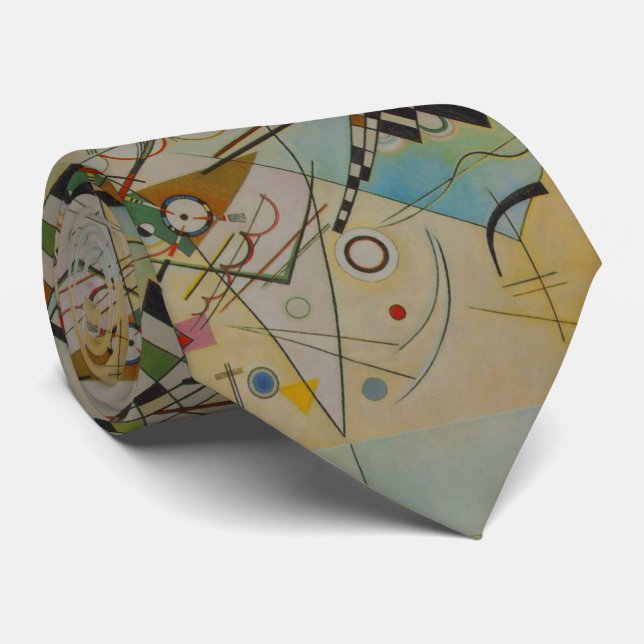 Kandinsky Composition VIII Neck Tie (Rolled)