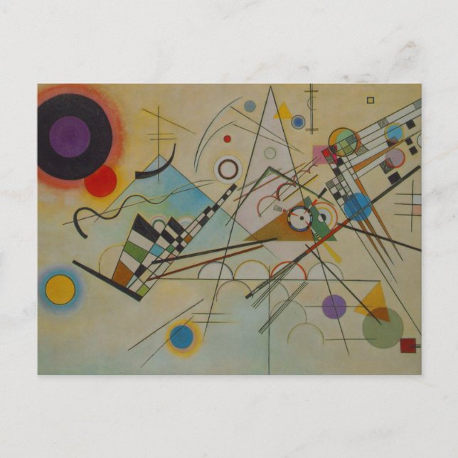 Kandinsky Composition VIII Oil Painting Postcard (Front)
