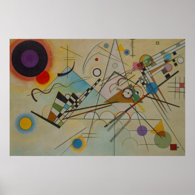 Kandinsky Composition VIII Painting Art Poster (Front)