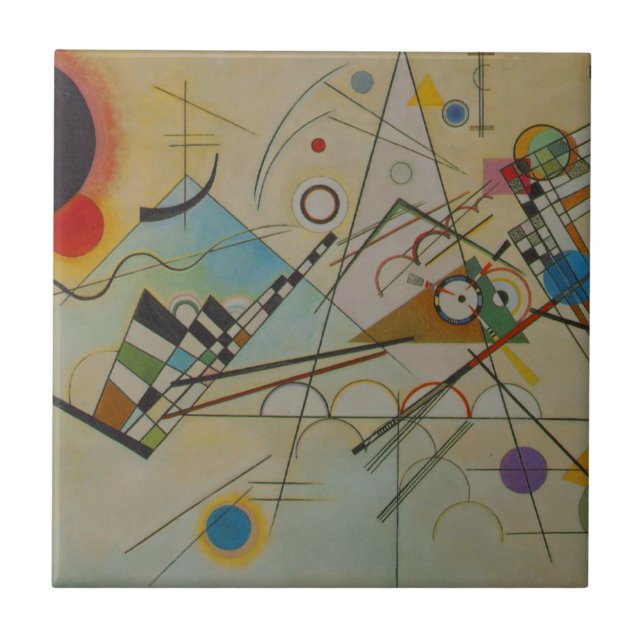 Kandinsky Composition VIII Tile (Front)