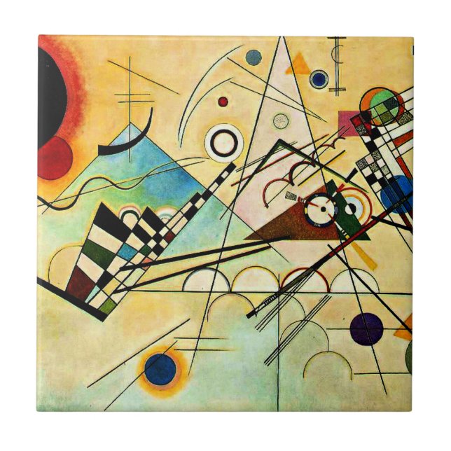 Kandinsky - Composition VIII Tile (Front)
