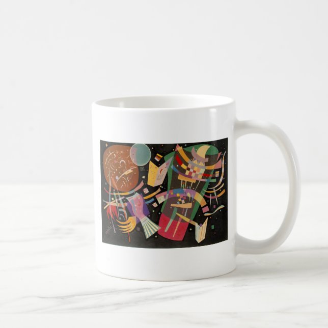 Kandinsky Composition X Abstract Artwork Coffee Mug (Right)