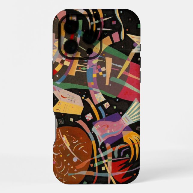 Kandinsky Composition X Abstract Artwork iPhone Case (Back)