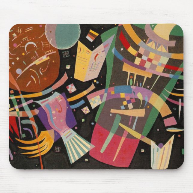 Kandinsky Composition X Abstract Artwork Mouse Pad (Front)