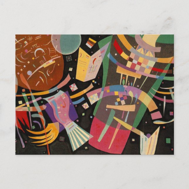 Kandinsky Composition X Abstract Artwork Postcard (Front)