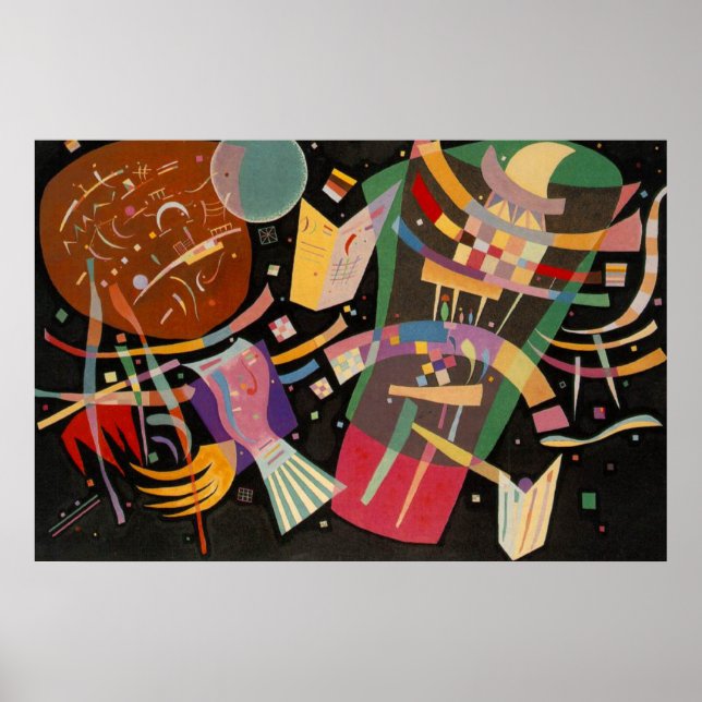Kandinsky Composition X Abstract Artwork Poster (Front)