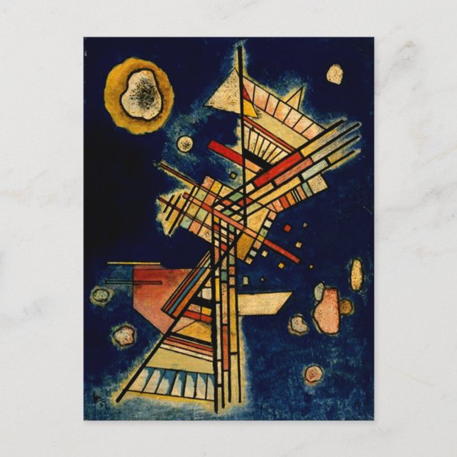 Kandinsky - Dark Places Postcard (Front)