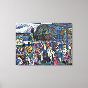 Kandinsky - Das Bunte Leben (The Colourful Life) Canvas Print
