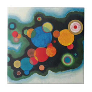 Kandinsky Deepened Impulse Abstract Artwork Tile