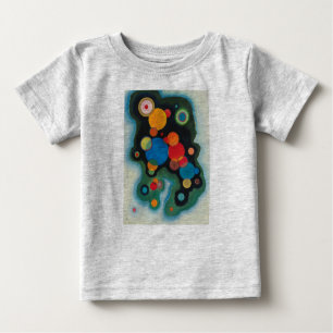 Kandinsky Deepened Impulse Abstract Oil on Canvas Baby T-Shirt