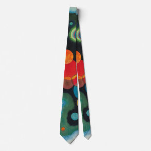Kandinsky Deepened Impulse Abstract Oil on Canvas Tie