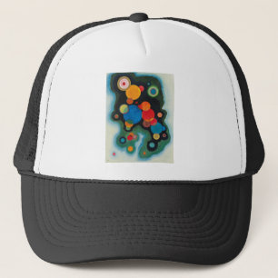 Kandinsky Deepened Impulse Abstract Oil on Canvas Trucker Hat