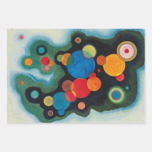 Kandinsky Deepened Impulse Abstract Oil on Canvas Wrapping Paper Sheet