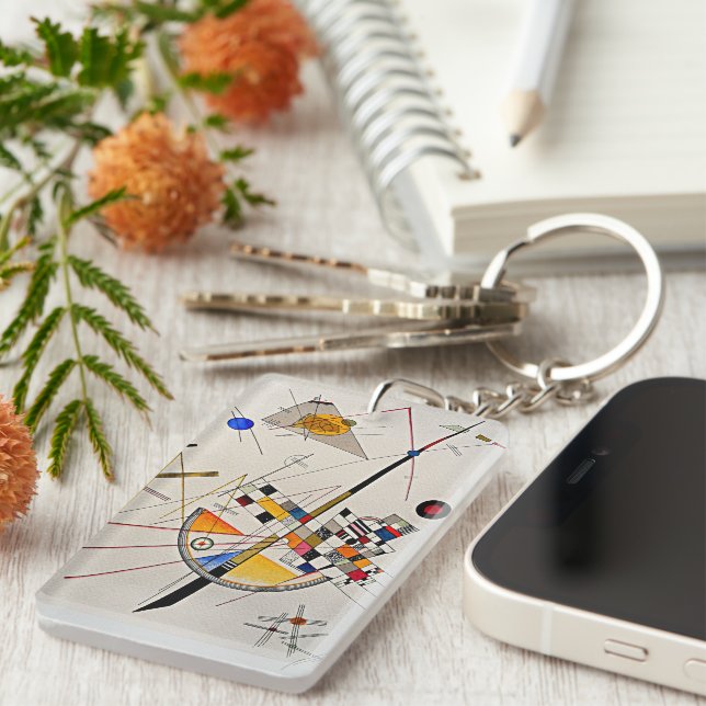 Kandinsky - Delicate tension Key Ring (Front Right)