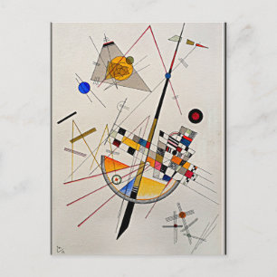 Kandinsky - Delicate Tension Postcard