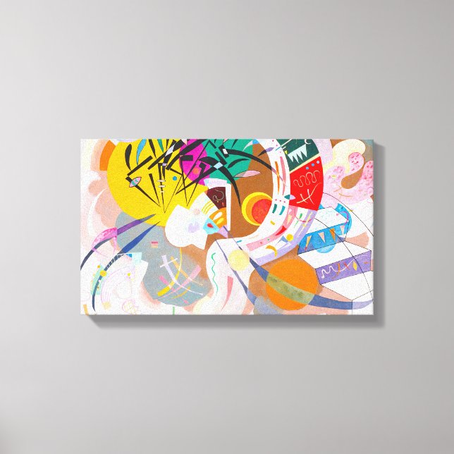 Kandinsky Dominant Curve Canvas Print (Front)
