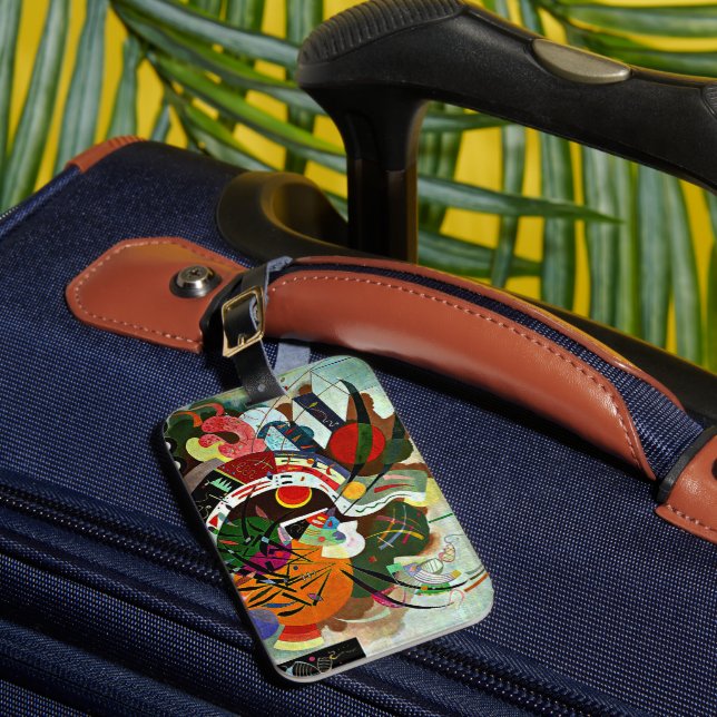 Kandinsky - Dominant Curve Luggage Tag (Front Insitu 1)