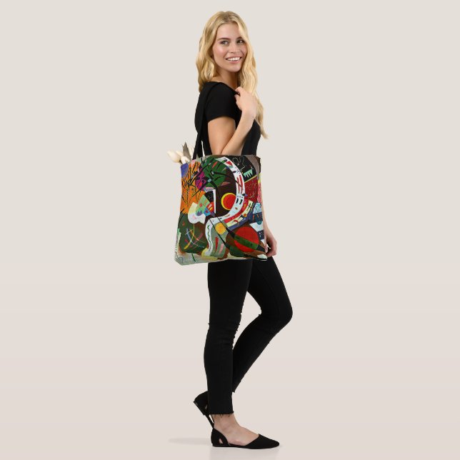 Kandinsky - Dominant Curve Tote Bag (On Model)