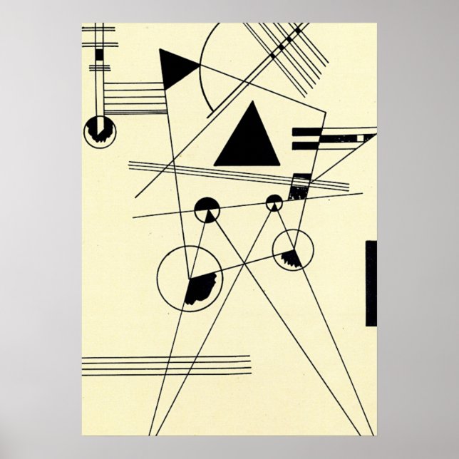 Kandinsky - Drawing for Point Poster (Front)