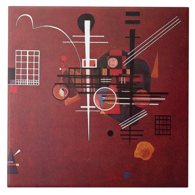 Kandinsky - Dull Red Tile (Front)