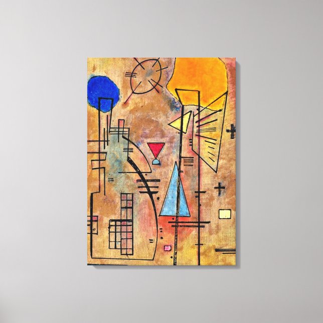 Kandinsky - Eins Zwei Canvas Print (Front)