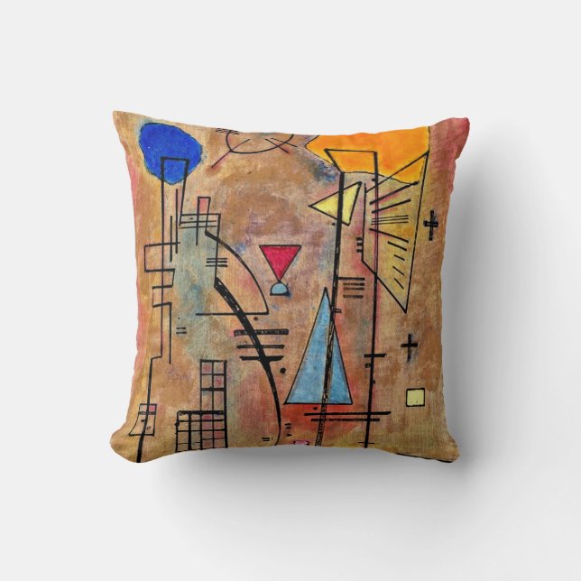 Kandinsky - Eins Zwei Cushion (Front)