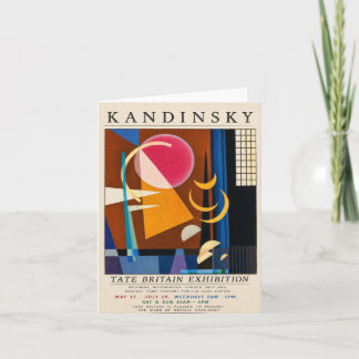 Kandinsky Exhibition Poster | Abstract Geometric Card