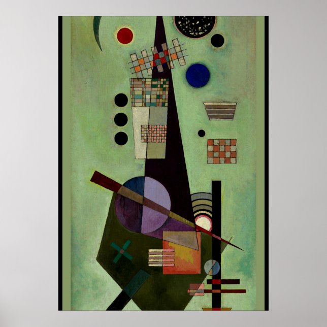Kandinsky - Extended, popular abstract painting Poster (Front)