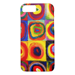 Kandinsky Farbstudie Quadrate Squares Circles Art  iPhone 8/7 Case