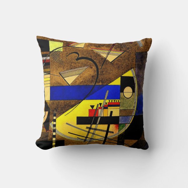 Kandinsky - Festes III, abstract art Cushion (Front)