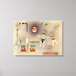 Kandinsky - Flight, abstract artwork Canvas Print