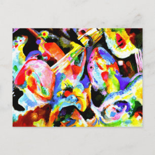 Kandinsky - Flood Improvisation. Postcard