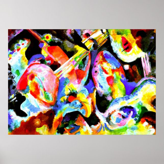 Kandinsky - Flood Improvization Poster (Front)