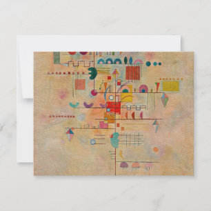 Kandinsky - Graceful Ascent, popular painting Card