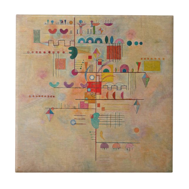 Kandinsky - Graceful Ascent, Tile (Front)
