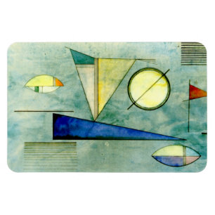 Kandinsky - Haze, abstract artwork Magnet