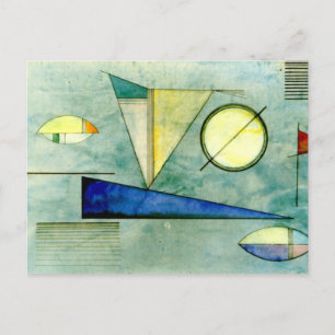 Kandinsky - Haze, abstract artwork, Postcard